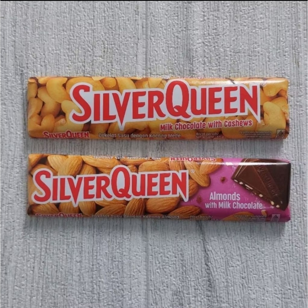 

Silverqueen Coklat Rasa Almond/Cashew @55g
