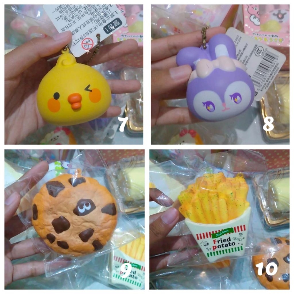 FLASHSALE SQUISHY IBLOOM MURAH, Punimaru, Murce, Rare, Squishy Roti, Squishy Deco, Squishy Homemade