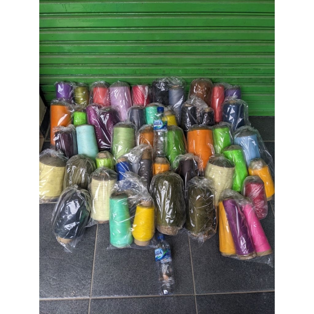 benang obras bekas pakai borongan