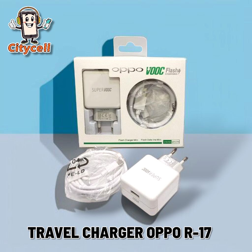 Charger Oppo R17 Reno 5 Original VOOC Fast Charging Casan USB Type C untuk HP Oppo