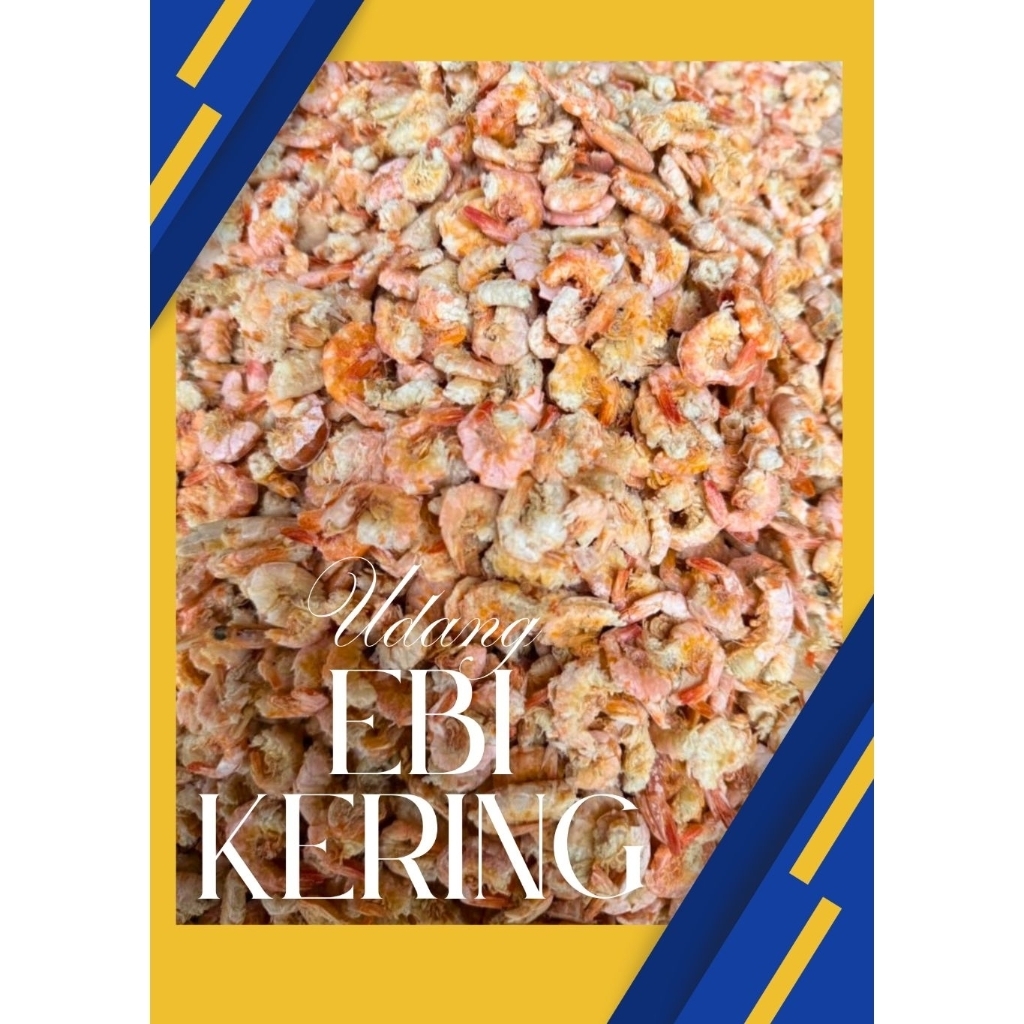 

Udang Ebi Kering Tanpa Kepala / kemasan 1Kg / Ekonomis / Fresh / Mentah