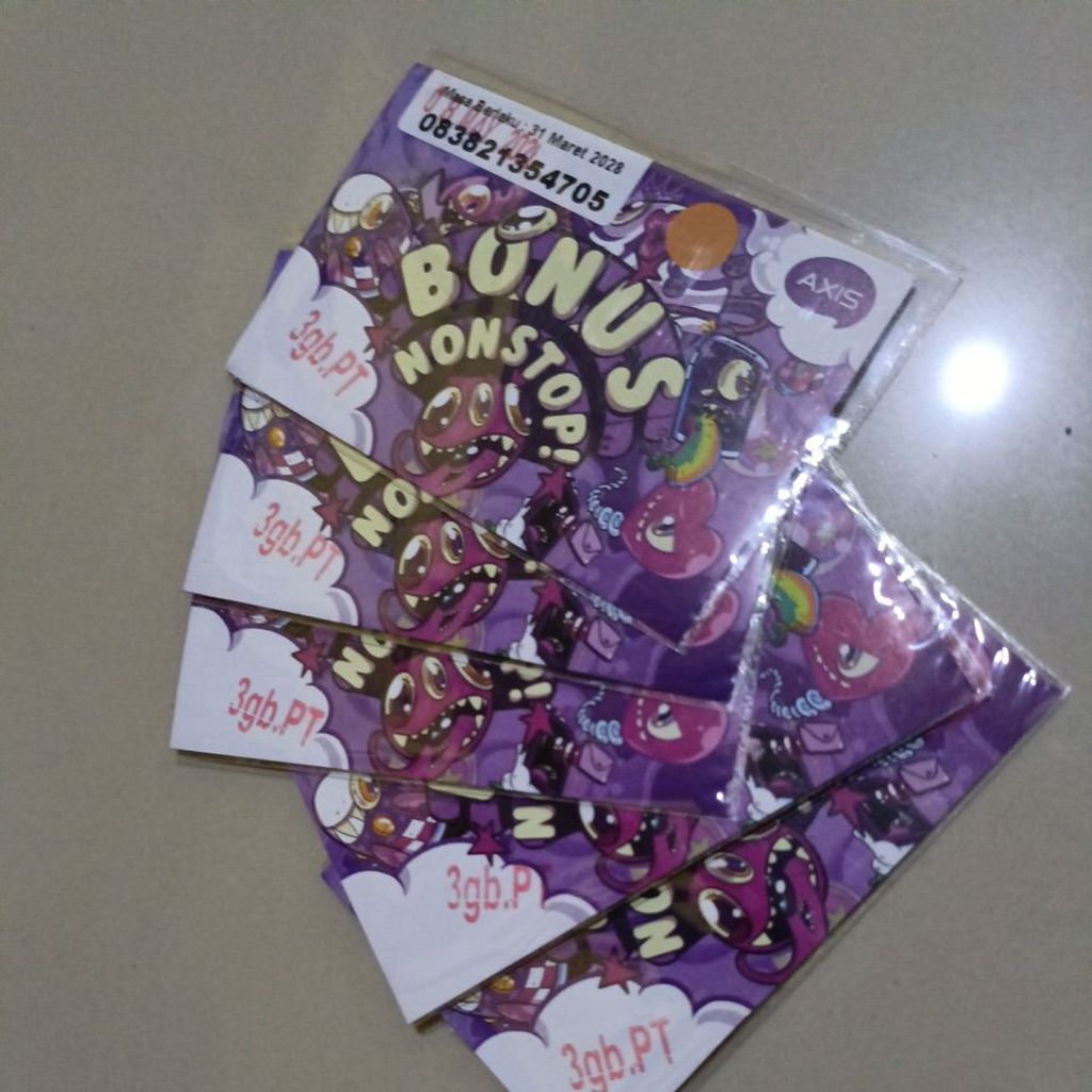 Kartu Perdana Axis paket 3GB