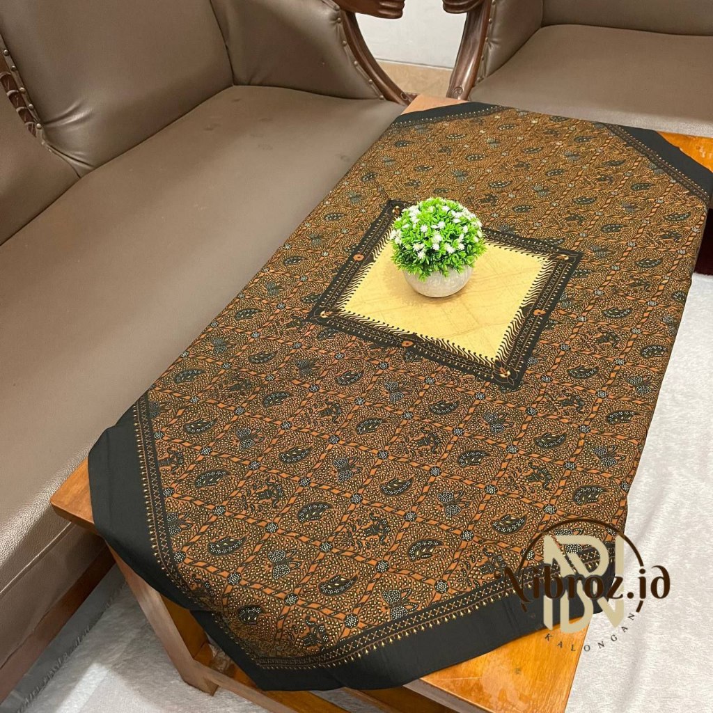 Taplak Meja Batik Sogo Genes Taplak Meja Tamu Aesthetic Motif Batik Taplak Meja Guru Taplak Meja Sek