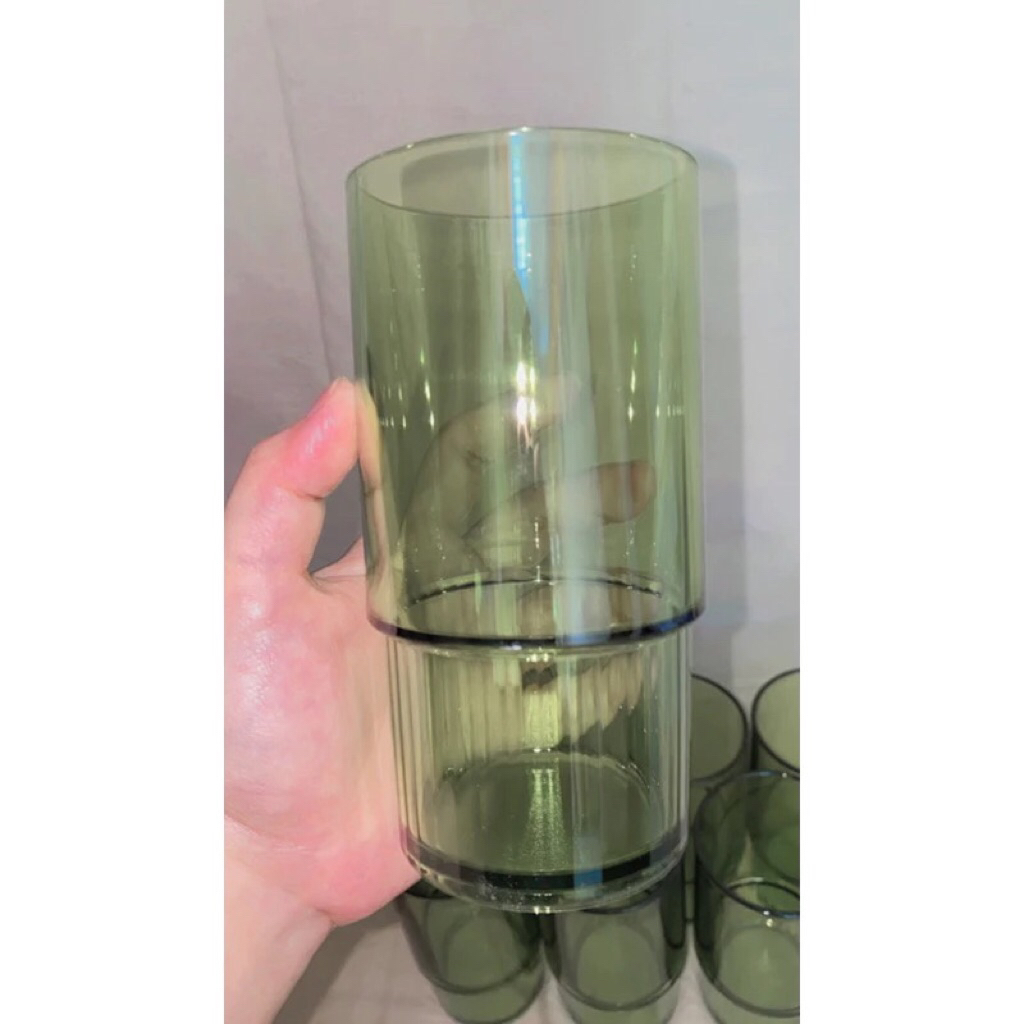 TUPPERWARE GLASS DELUXE TUMBLER