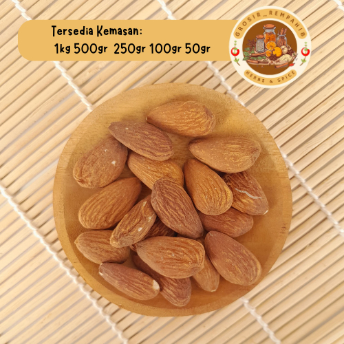 

Raw Almond Whole / Kacang Almond Utuh / Kacang Almond