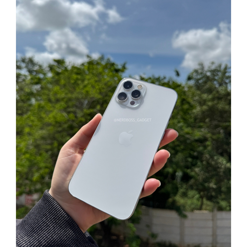 IPHONE 12 PRO MAX SILVER 256GB | MULUS LIKE NEW | 100% ORIGINAL APPLE