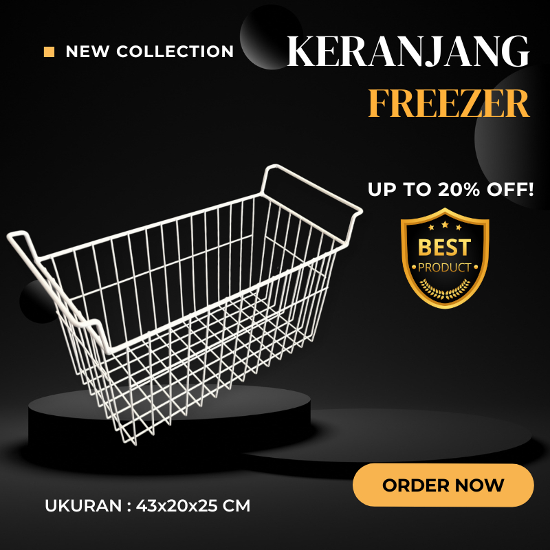 BARU keranjang freezer RSA 200 liter 43x20x25 cm / keranjang es box