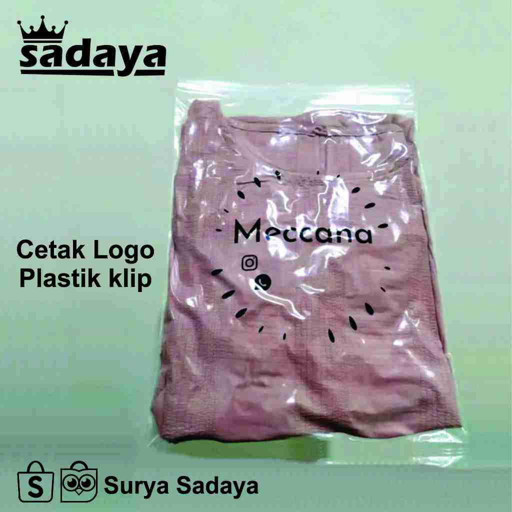 

cetak plstik klip 30x40 sablon custom logo plastik ziplock plastik zipper
