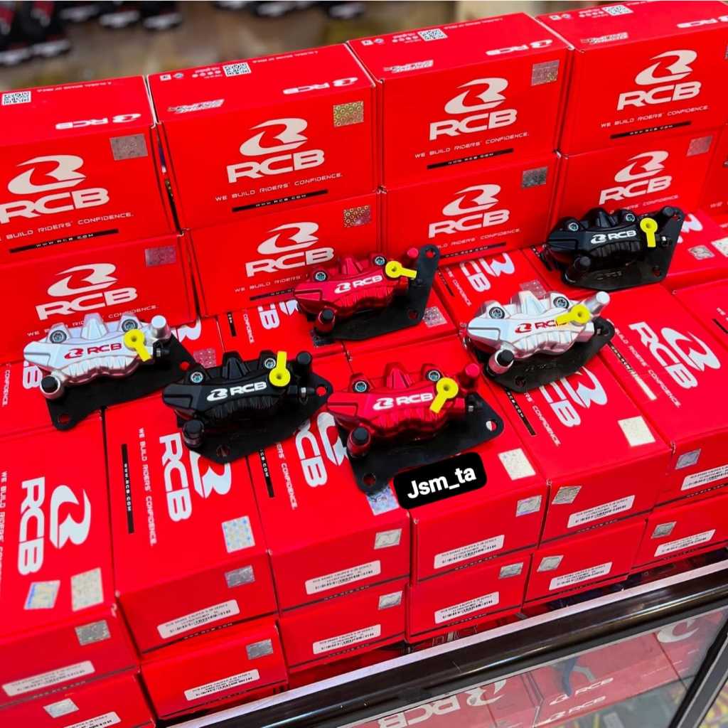 Kaliper 2 Piston RCB Racingboy S26 Series Caliper Depan Belakang Yamaha Nmax N max Aerox R15 V3 XSR