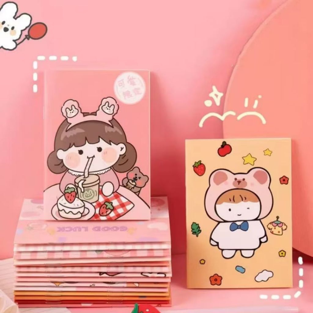 

Notebook Mini Anak Buku Tulis Alat Tulis Sekolah Lucu Kecil Book Kartun Stationery