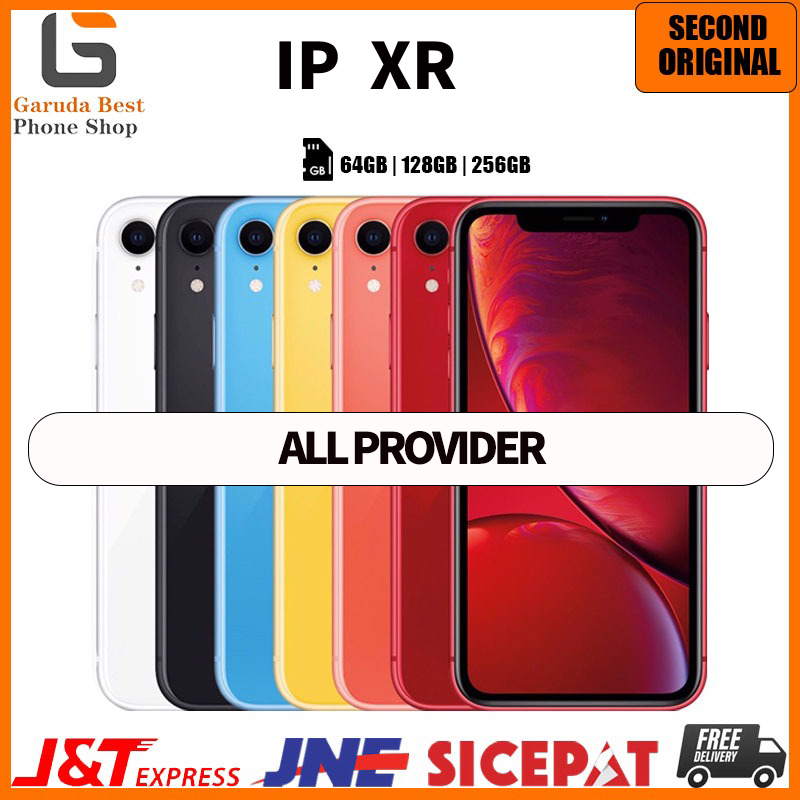 IP XR   64GB/128GB/256GB second like new bergaransi 100% original