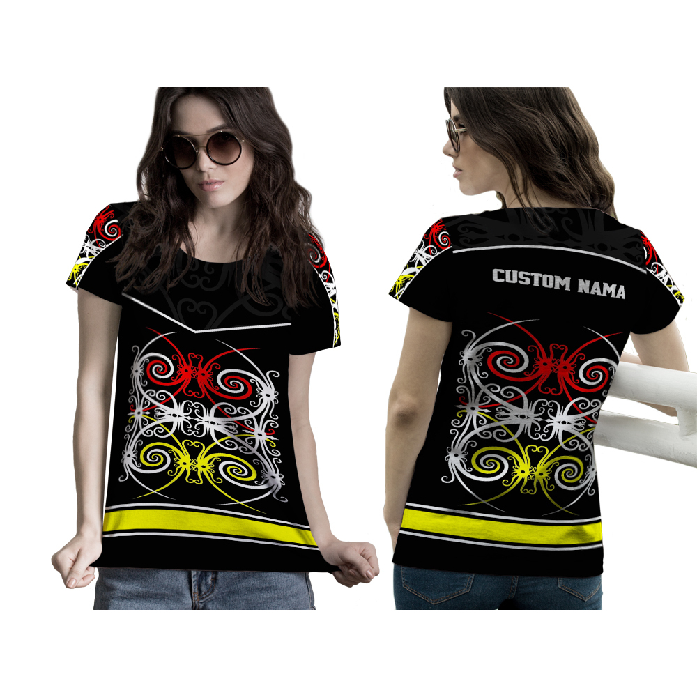 Baju Batik Dayak Kalimantan Wanita / Baju Khas Kalimantan / Baju Adat Dayak Wanita / Baju Batik Daya