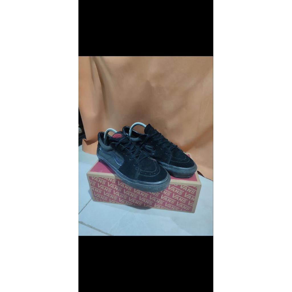 vans sk8 low full black