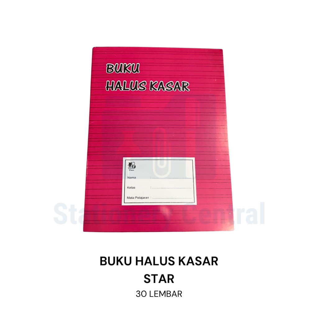 

Buku Tulis Halus Kasar Star 30 lembar isi 10 buku Menulis Sekolah Notebook
