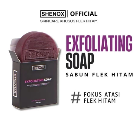 Sabun Shenox Exfoliating [40g] || Sabun Shenox flek hitam || Sabun Shenox 100% Original BPOM