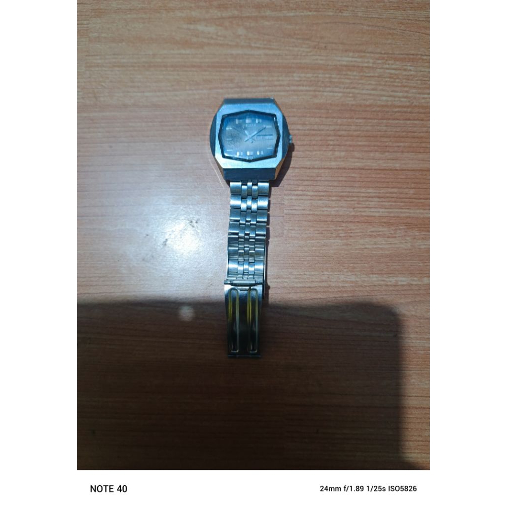 jam tangan jadul otomatis merk citizen segi enam normal lancar