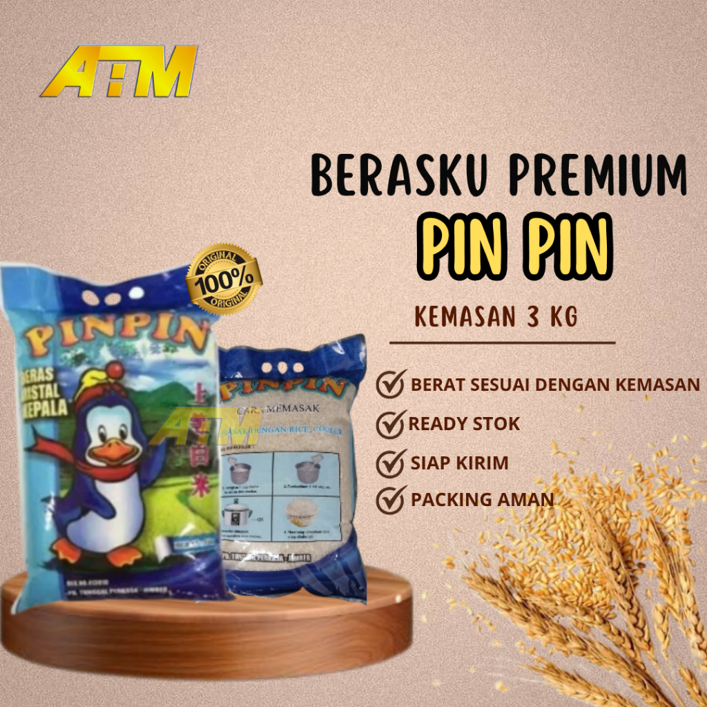 

BERAS PIN PIN KEMASAN 3 KG
