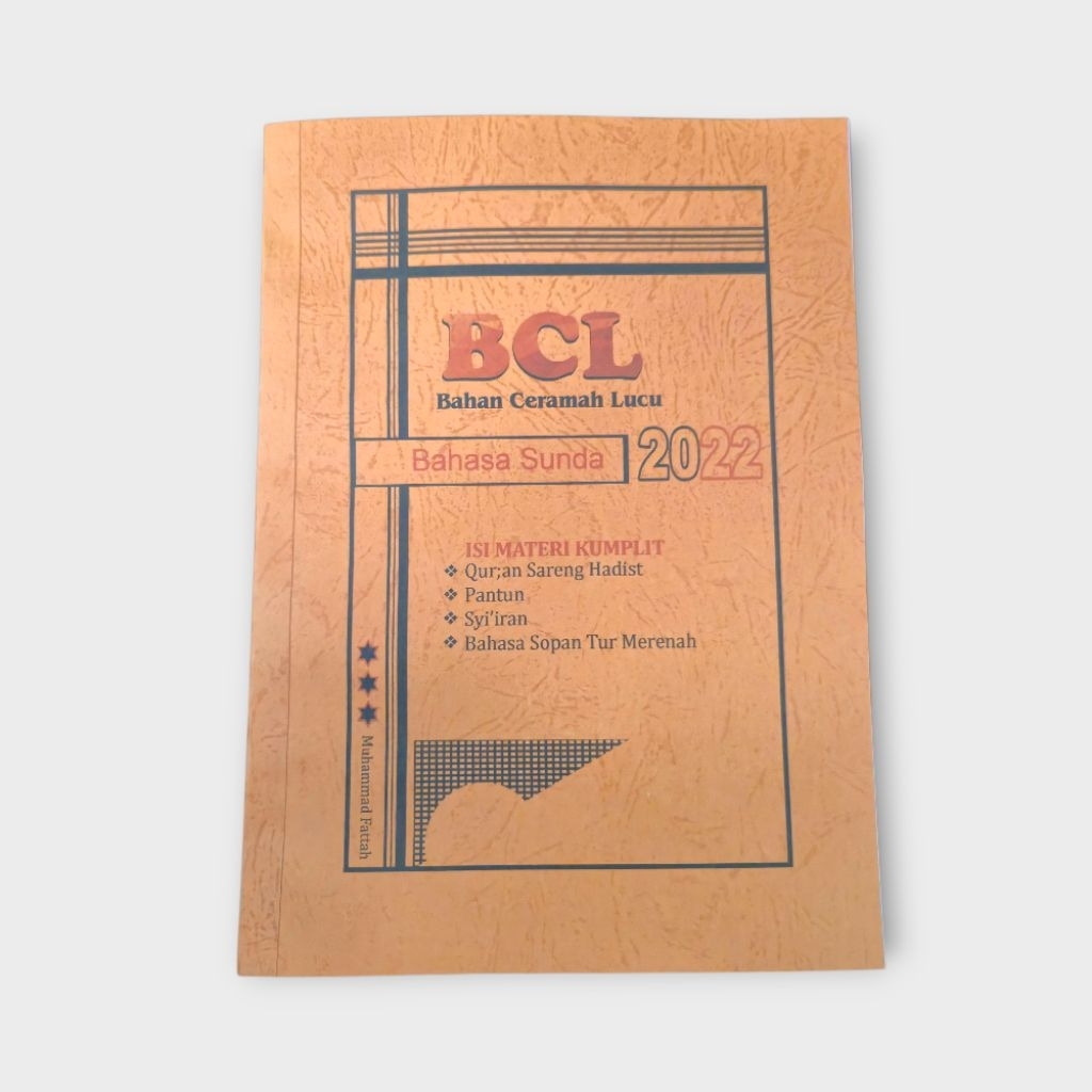 BCL bahan Ceramah Lucu Bahasa Sunda