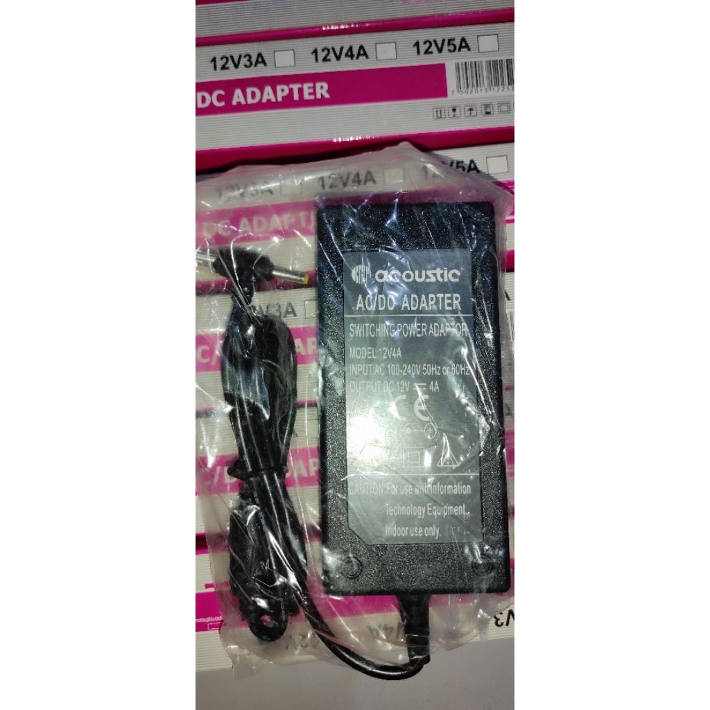 Acoustic AC/DC Adapter 12V 4A