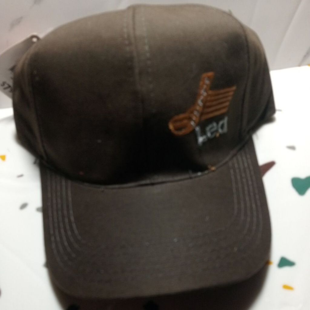 topi bordir Lea topi cowok