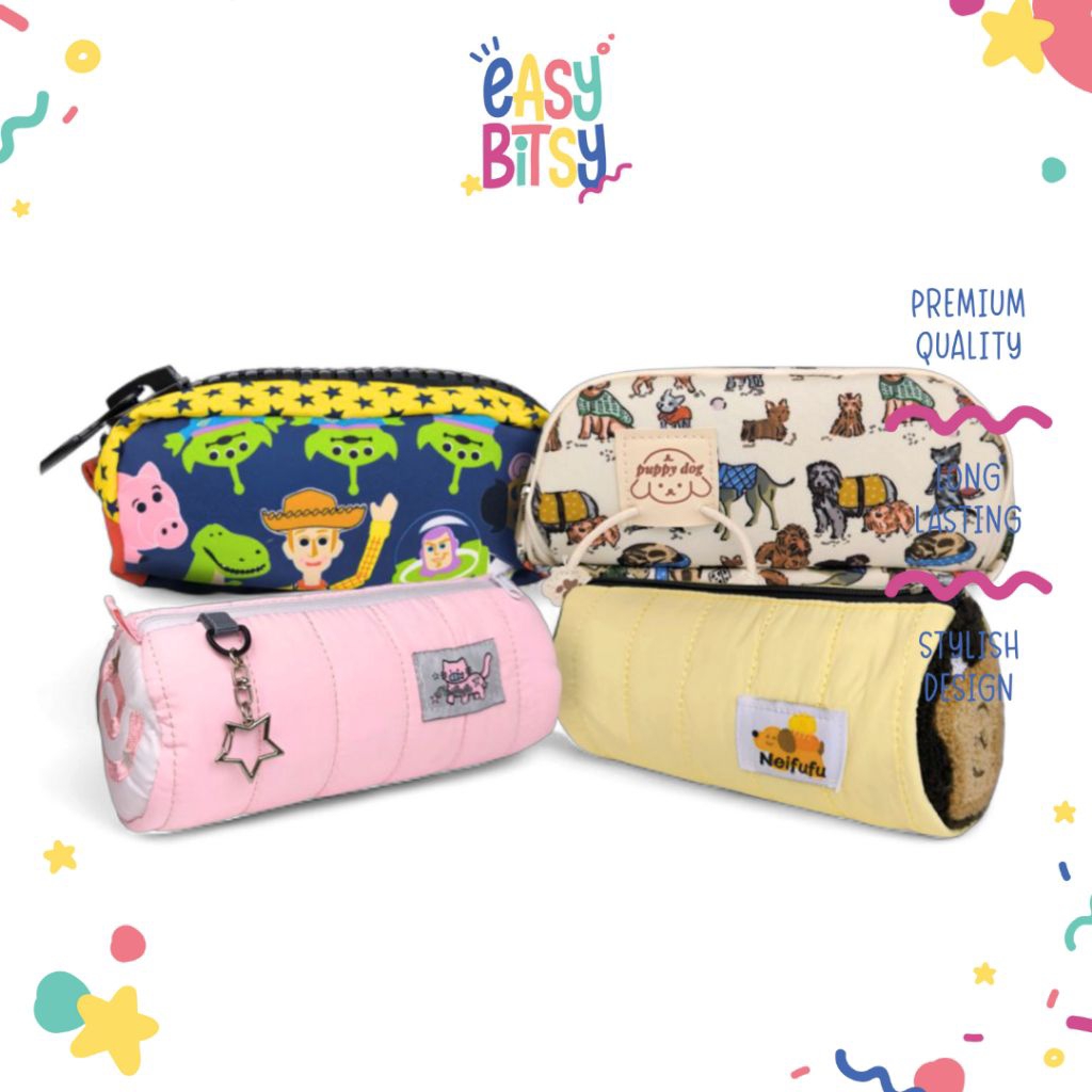 

Easy Bitsy Pencil Case Tempat Pensil Karakter Toy Story CapyBara Cake - Talley