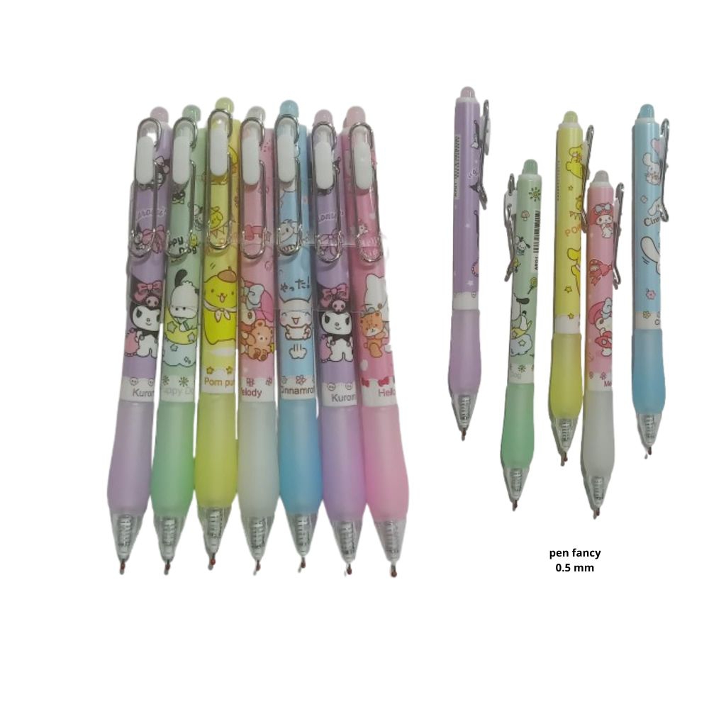 

BALLPOINT PEN FANCY LUCU || SET PULPEN KARAKTER LUCU 0.5 mm