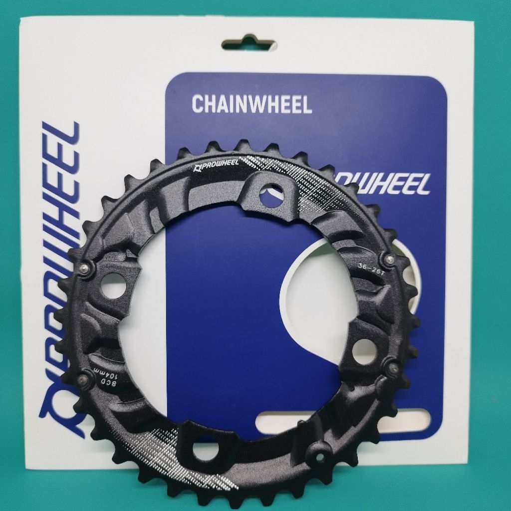 Chainring prowheel M17 36T for 26/36T BCD 104/64 untuk double chain ring sepeda