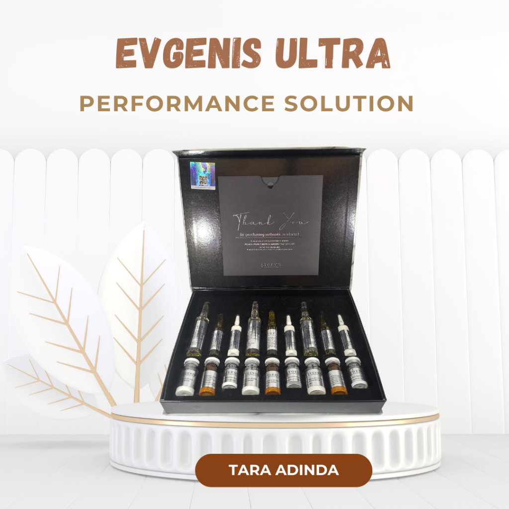 EVGENIS ULTRA PERFORMANCE SOLUTION Mencerahan Melembabkan Kulit Anti Penuaan ANTI Aging Original