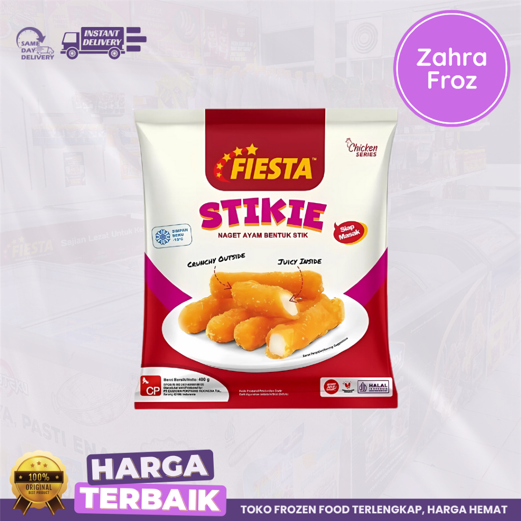 

FIESTA STIKIE NUGGET 400 GR || NAGET AYAM