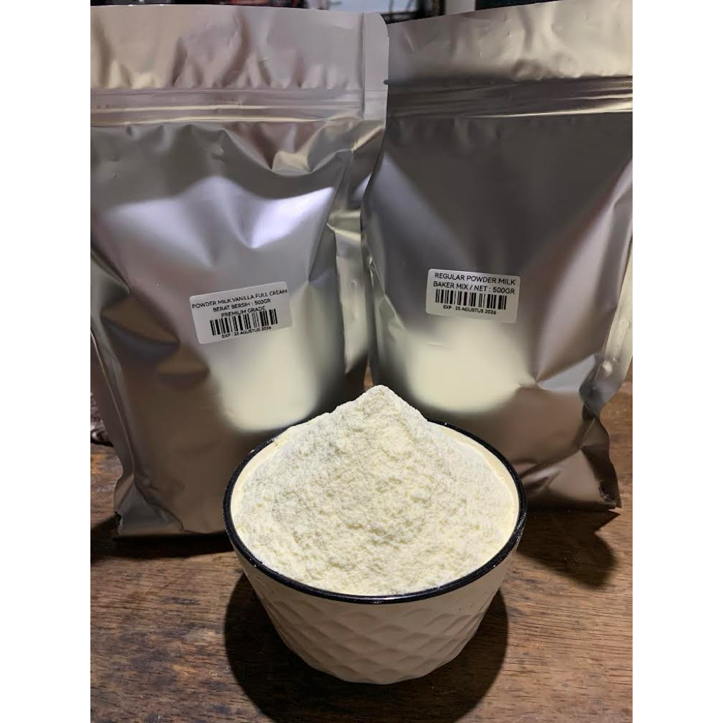 

500GR POWDER MILK VANILLA FULLCREAM | SUSU BUBUK BAKER MIX CAKE UNTUK KUE & MINUMAN