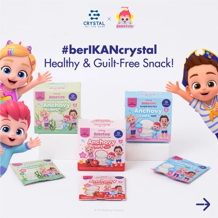 

CRYSTAL ANCHOVY CHIPS SNACK | KERIPIK IKAN TERI ORIGINAL