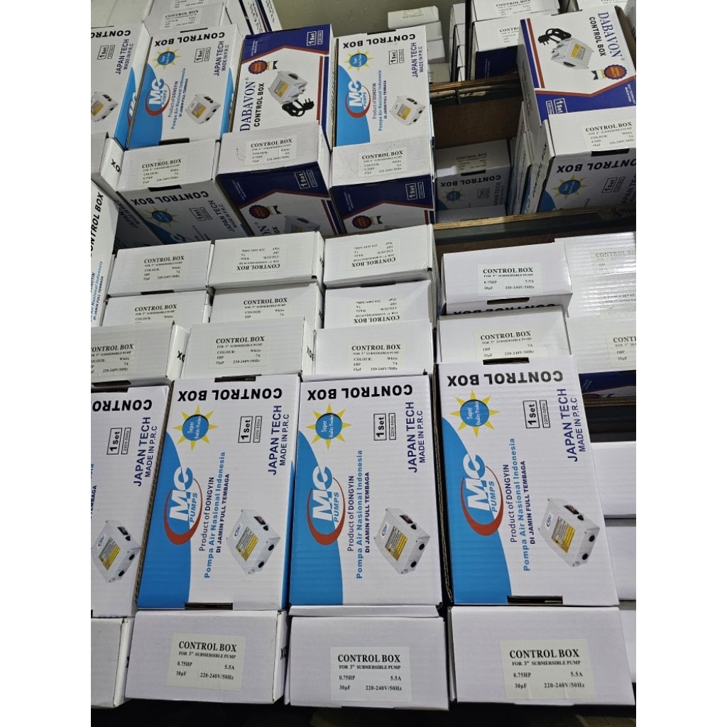 control box pompa satelit 3" 0.25hp 0.33hp 0.5hp 0.75HP 1HP