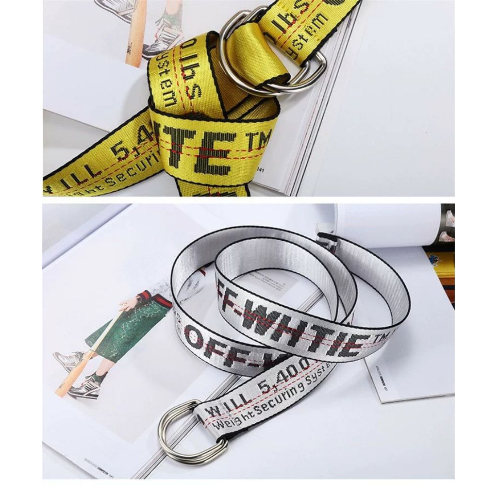 IKAT PINGGANG OFF-WHITE//BELT ANAK//GESPER ANAK