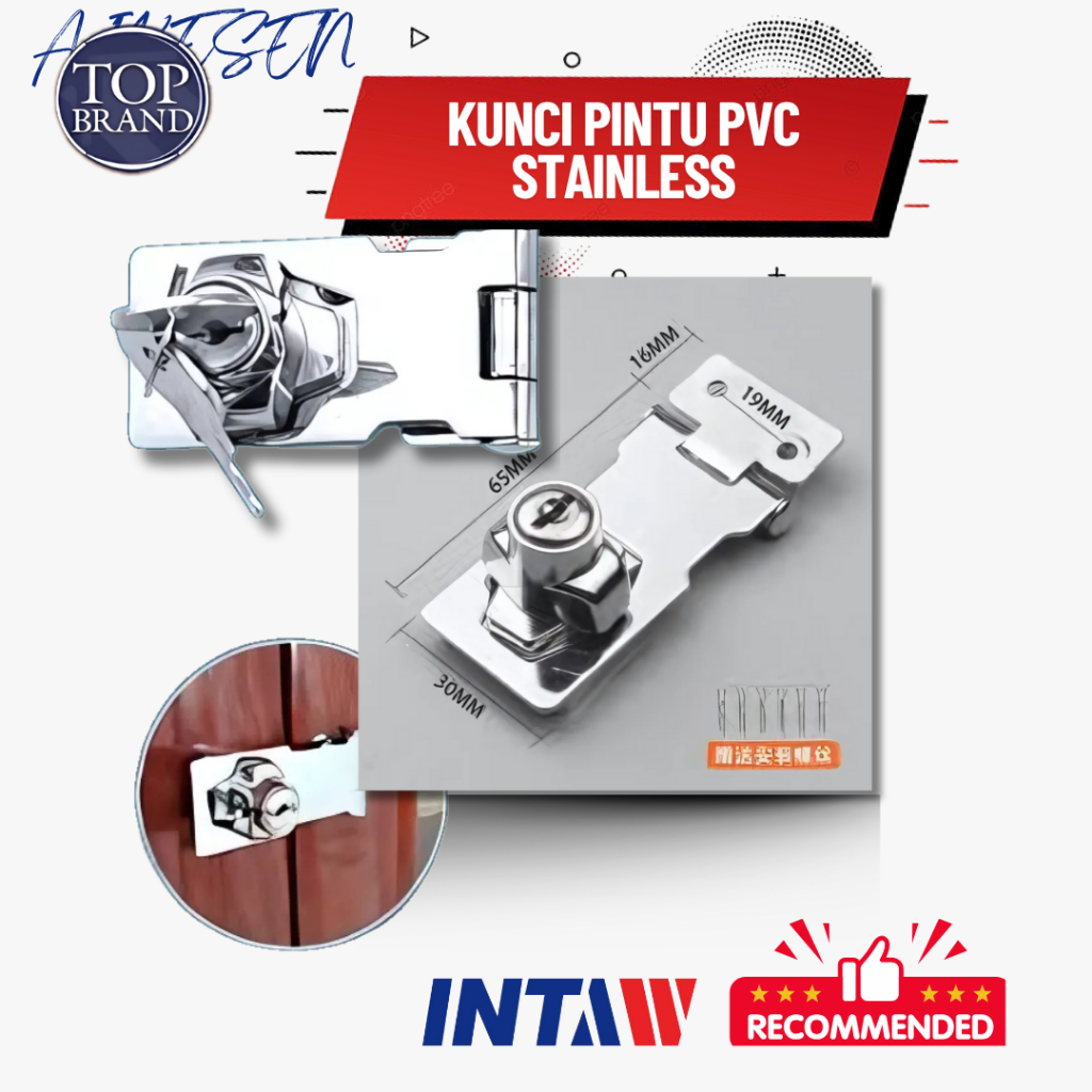 AKSESORIS PINTU LIPAT PVC/AKSESORIS PINTU LIPAT PVC PENYEKAT RUANGAN/AKSESORIS PINTU LIPAT ALUMINIUM