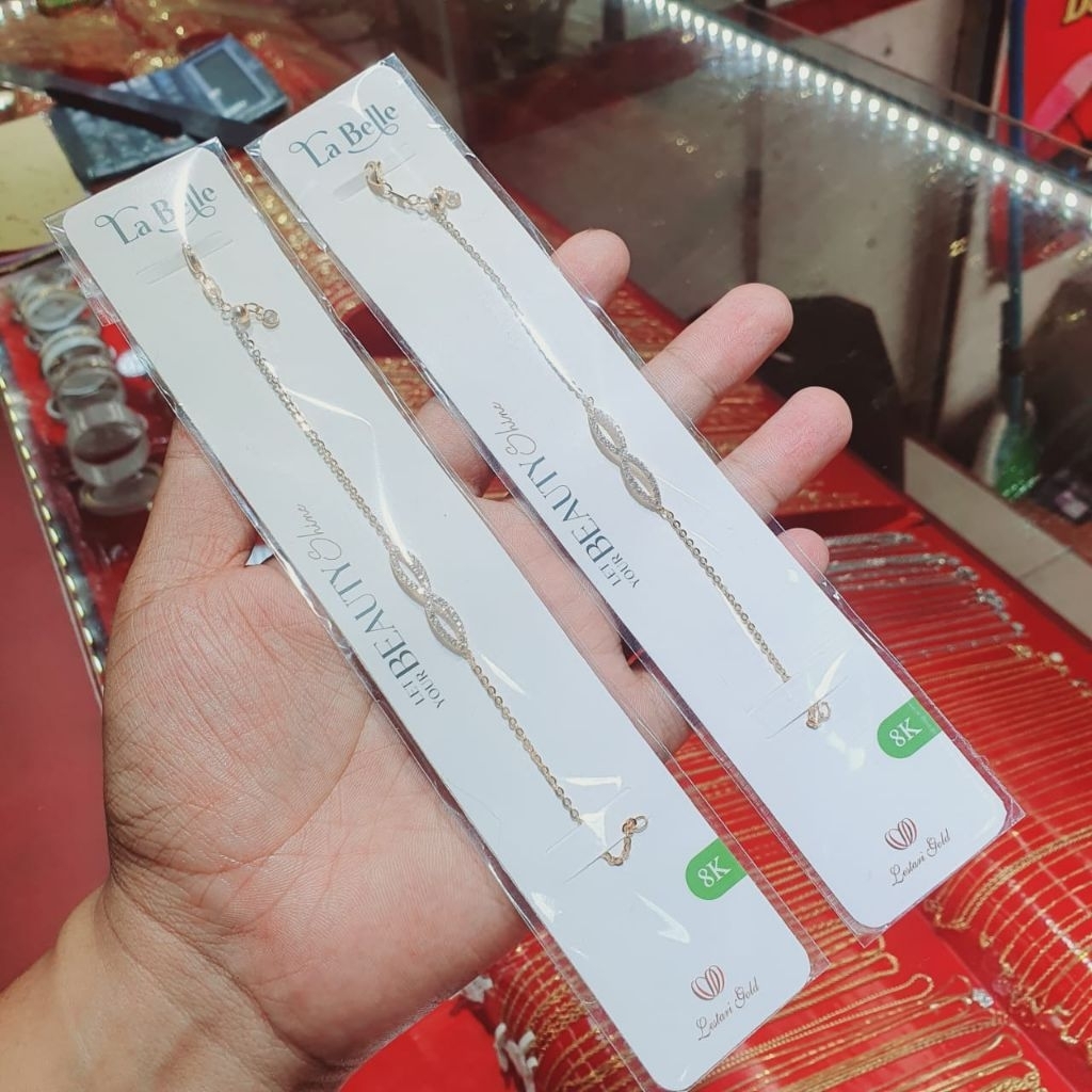 Gelang Model Serut Simple Kadar 375