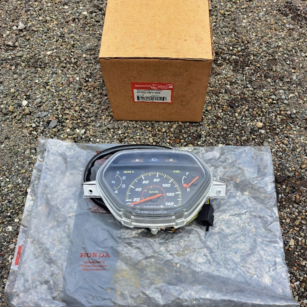 Spedometee assy honda supra x 100 old 37200-KEV-950 Original AHM Astra Honda Motor