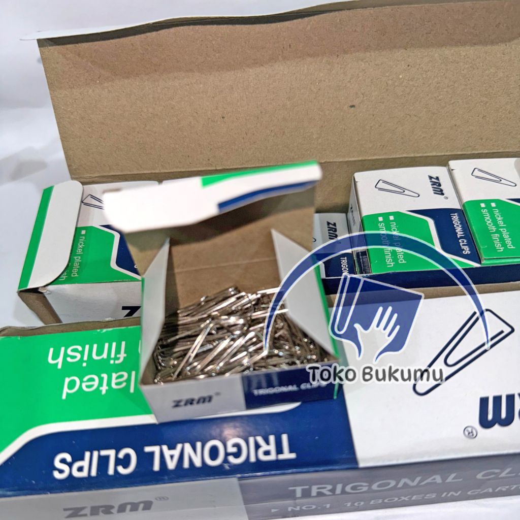 

Trigonal Clips Paper Clips klip kertas ZRM No 1 box kecil