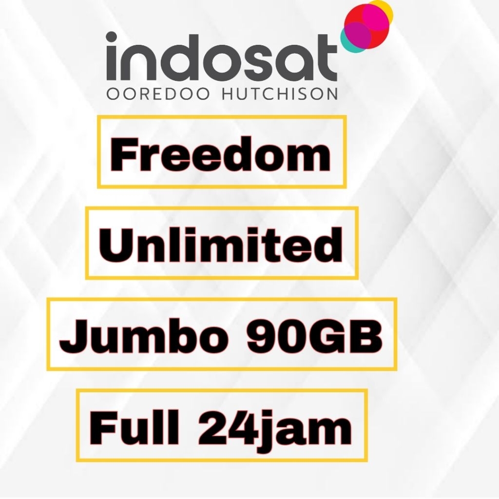Paket Indosat 90GB 30Hari