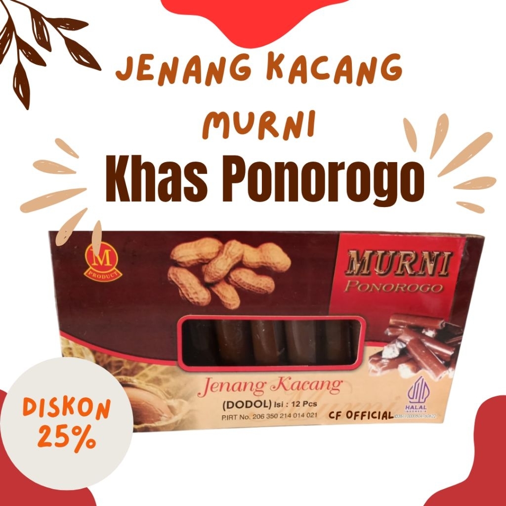 

JENANG KACANG MURNI - JENANG DODOL KHAS PONOROGO - CF OFFICIAL