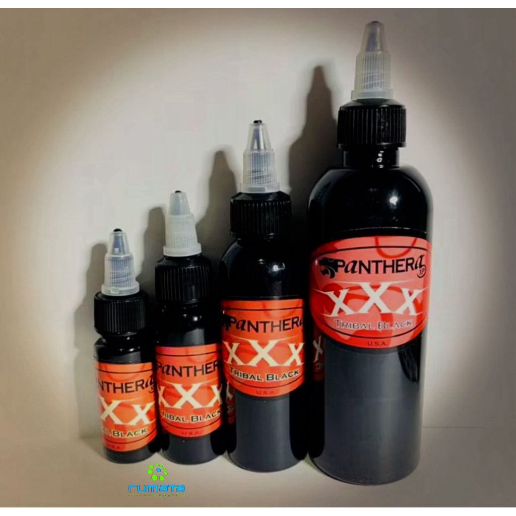Tinta Tattoo Hitam Panthera Triple Black XXX 5oz Original