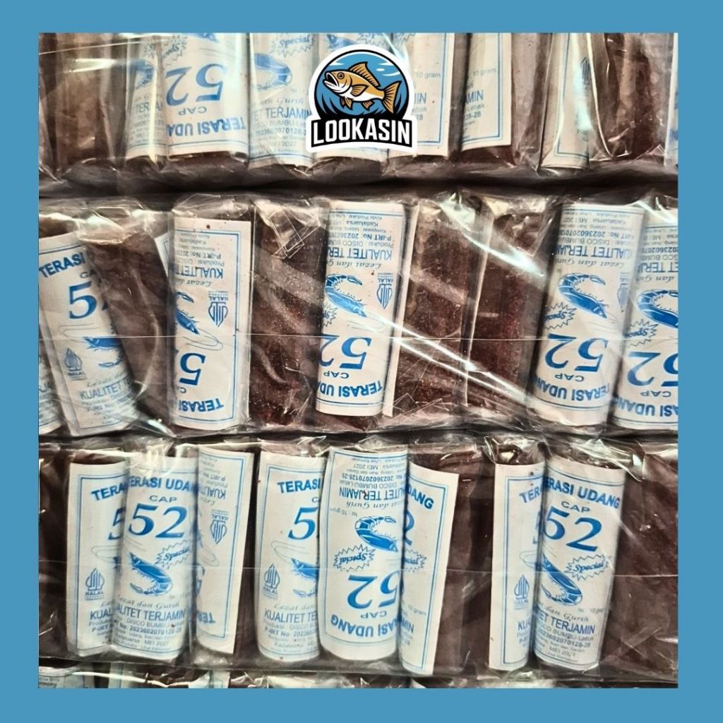 

Terasi Udang Cap 52 Biru 1 Pack Isi 10 Berkualitas Lezat Dan Gurih