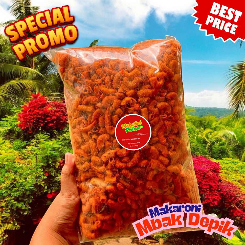 

Makaroni Pedas Gurih Manis 250gr – Campuran Sempurna!