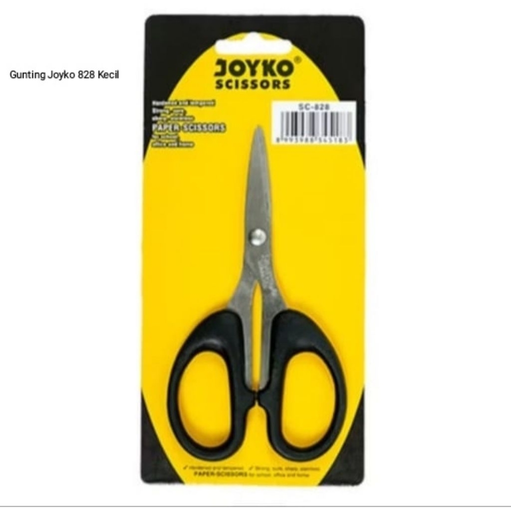 

(1Pcs) Gunting JOYKO Kecil SC- 828 Gagang Hitam - Gunting Kecil JOYKO SC - 828 Harga 1 Pcs