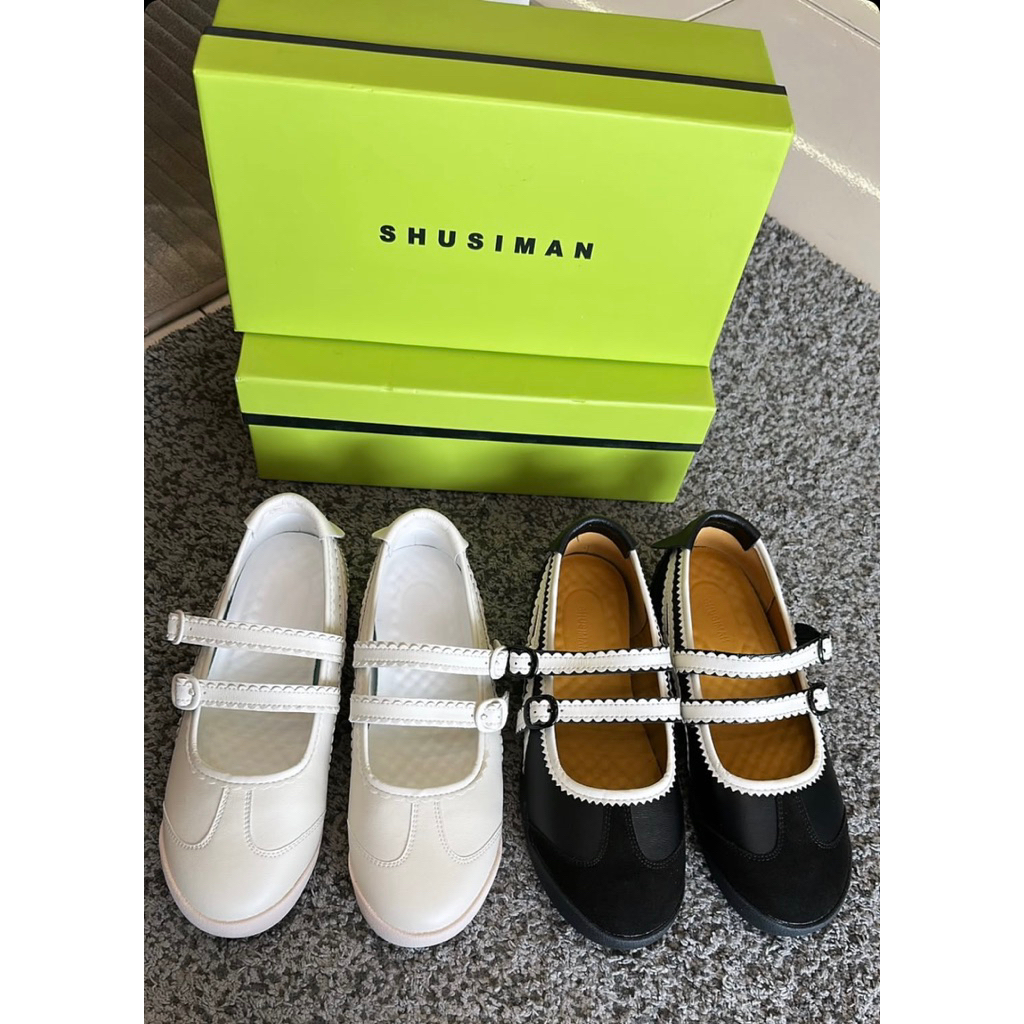 Sepatu flat import china/Sepatu flat wanita Shusiman impor/ sepatu heels import wanita