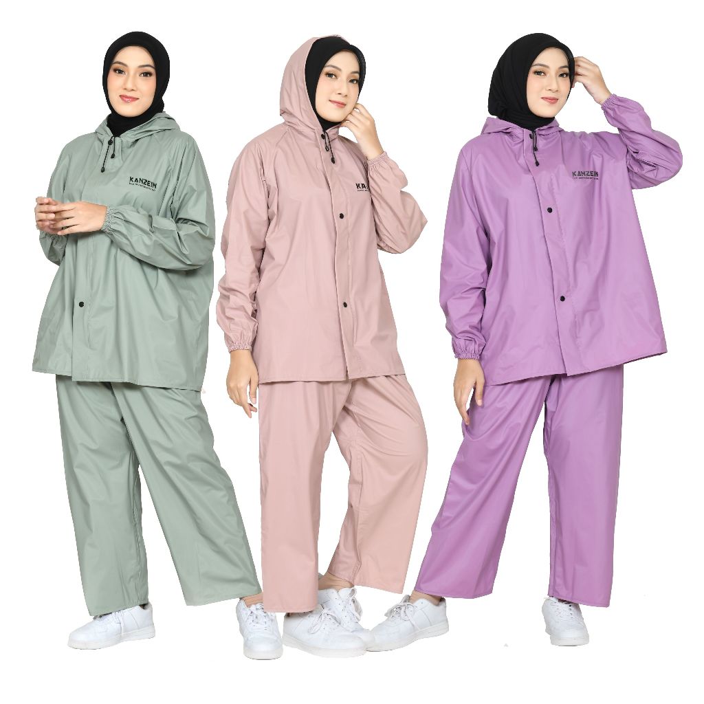 TERBUKTI AWET JAS HUJAN MODEL JAKET CELANA PRIA WANITA DEWASA ANTI REMBES BAHAN TEBAL