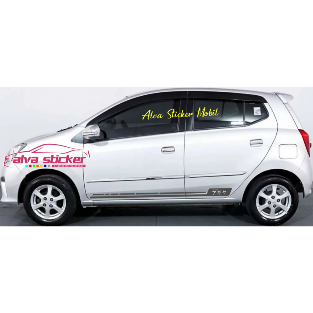 sticker agya stiker agya list minimalist mobil toyota agya stiker cutting list body mobil toyota agy