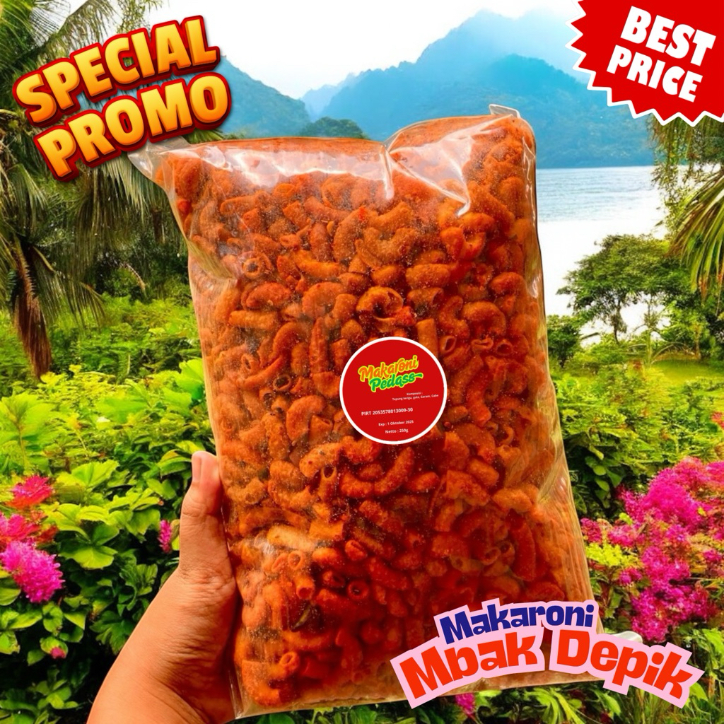 

Makaroni Pedas Rasa Pizza 250g – Pedasnya Beda!