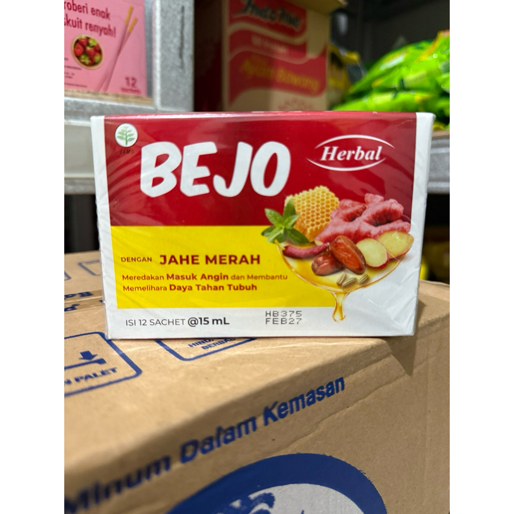 

BEJO HERBAL JAHE MERAH SACHET @15ML