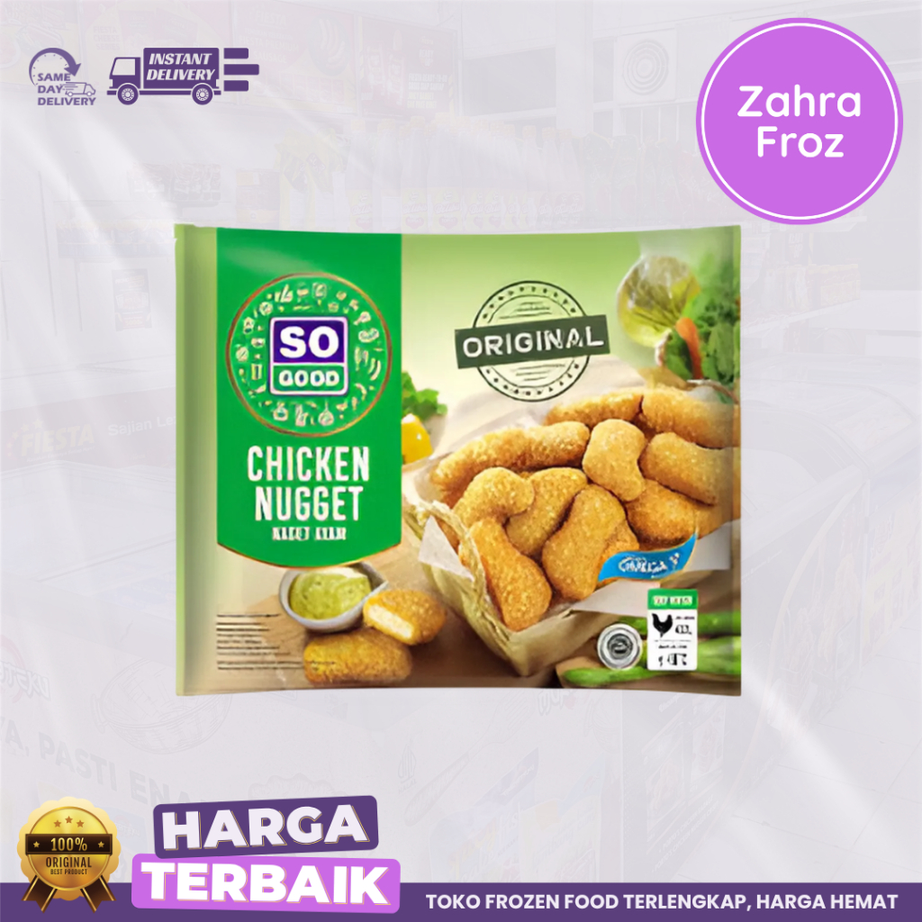 

SO GOOD CHICKEN NUGGET ORIGINAL 400 GR