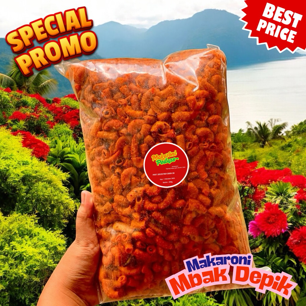 

Makaroni Pedas Nasi Padang Style 250gr – Pedas Mantap!